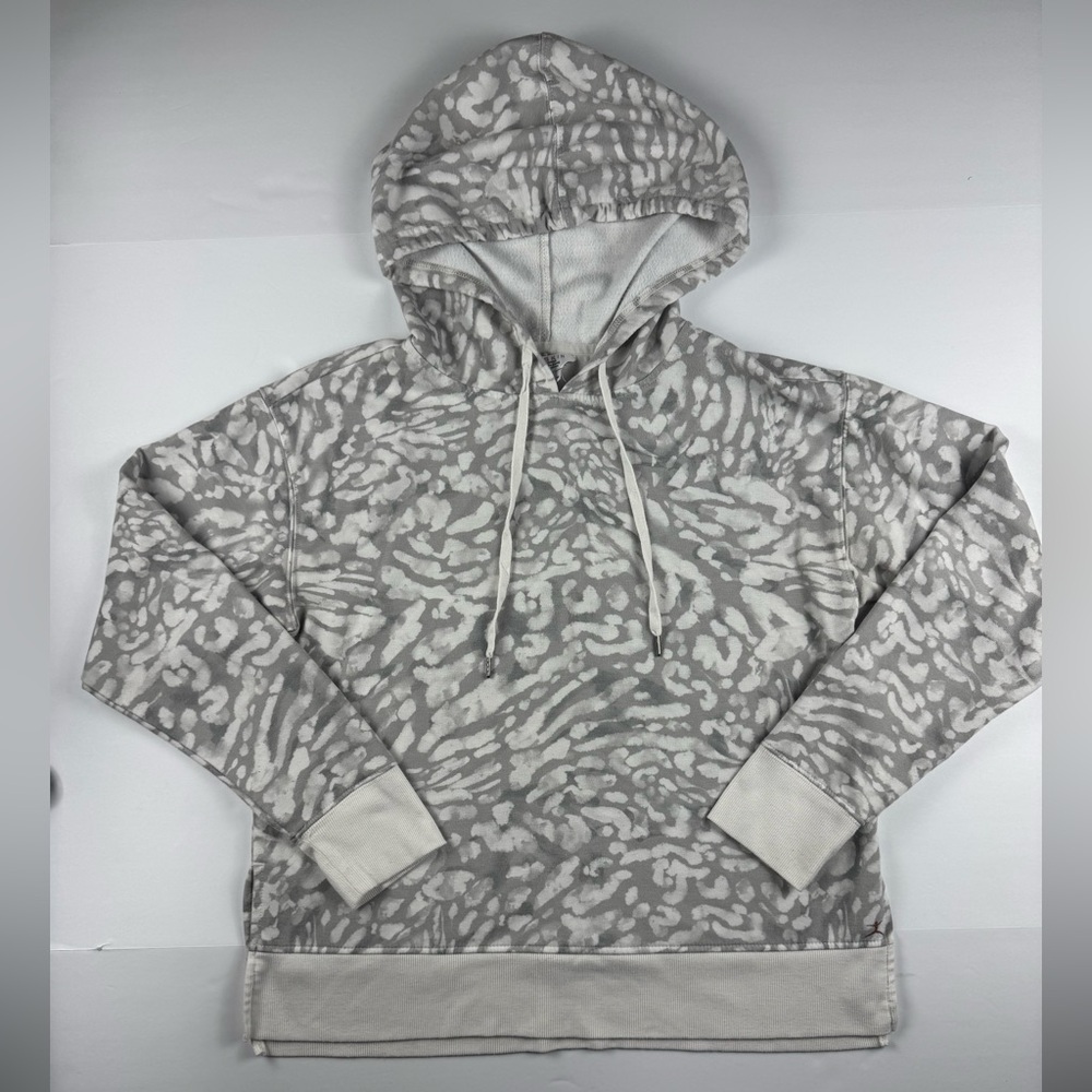 Danskin White and Gray Men's Hoodie
